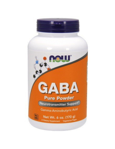 Gaba Pure Powder - 170g - Now Foods
