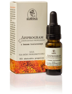 Apiprogram koncentrat propolisowy z kwasem hialuronowym - 10ml - Korana