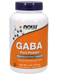 Gaba Pure Powder - 170g - Now Foods