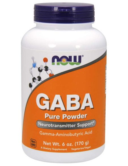 Gaba Pure Powder - 170g - Now Foods