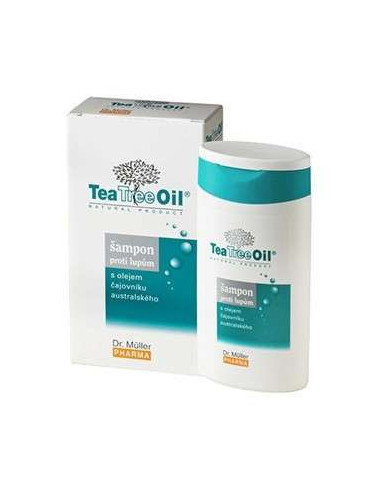 Szampon Przeciwłupieżowy z Olejkiem Drzewa Herbacianego Tea Tree Oil - 200ml - Dr Müller Pharma