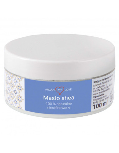 Naturalne masło shea nierafinowane - 100ml - Maroko Produkt