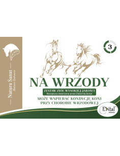 Na WRZODY zestaw ziół dla koni - 500g - Natura Sanat