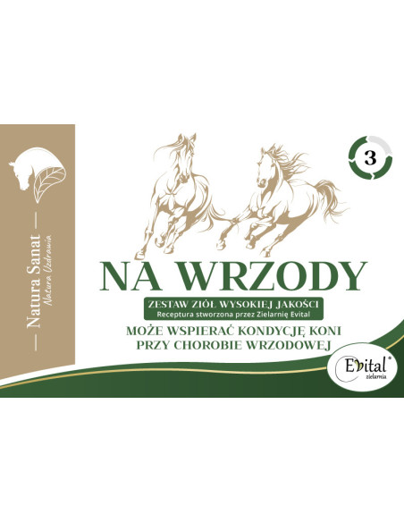 na WRZODY zestaw ziół dla koni - 500 g - Natura Sanat