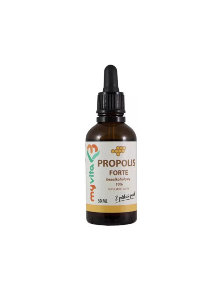 Propolis Bez Alkoholu 10% Krople - 50ml - MyVita