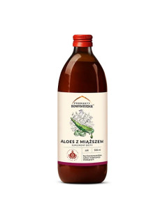 Sok z aloesu z miąższem - 500ml - Produkty Bonifraterskie