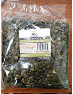 Pestki Dyni Bezłuskowe Polska - 500g - Natural