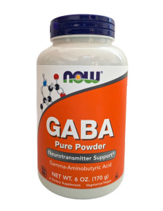 GABA Pure Powder - 170g - Now Foods