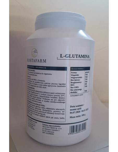 Rostafarm - L-GLUTAMINA suplement diety - 500g