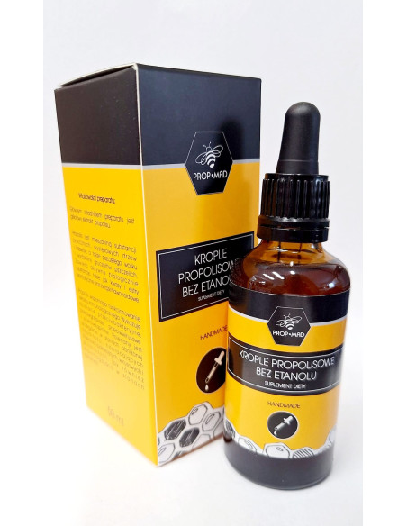 Krople propolisowe bez etanolu - 50ml - PROP-MAD