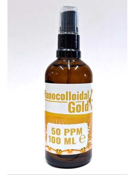 Złoto Nanokoloidalne 50ppm Spray - 100ml - Bio Nature