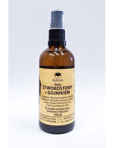 Olej żywokostowy z gojnikiem - 100ml - Astron