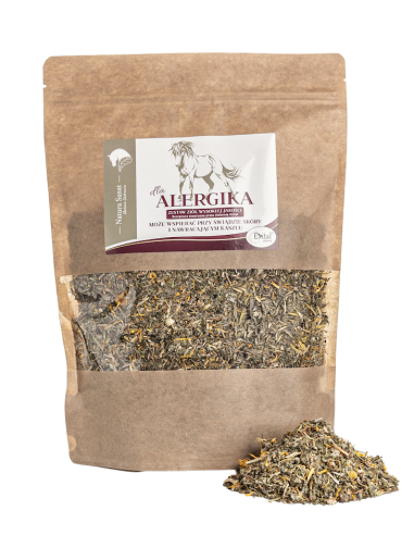 Dla ALERGIKA zestaw ziół dla koni - 500g - Natura Sanat