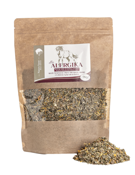 Dla ALERGIKA zestaw ziół dla koni - 500g - Natura Sanat