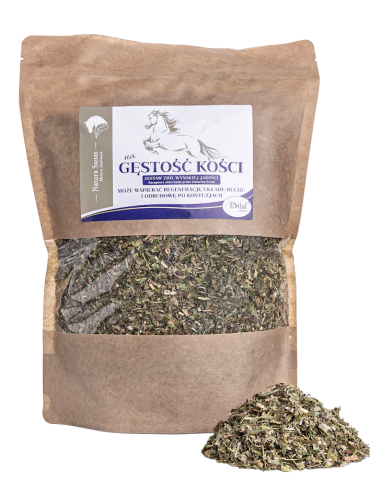 Na GĘSTOŚĆ KOŚCI zestaw ziół dla koni - 500g - Natura Sanat
