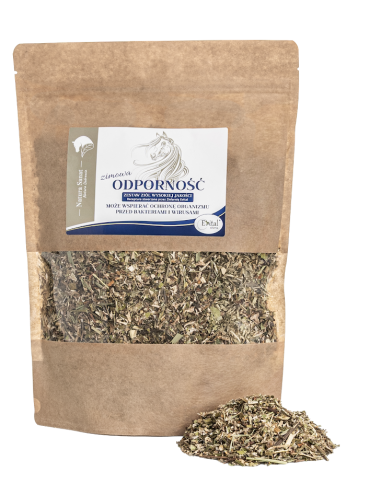 Zimowa ODPORNOŚĆ zestaw ziół dla koni - 500g - Natura Sanat
