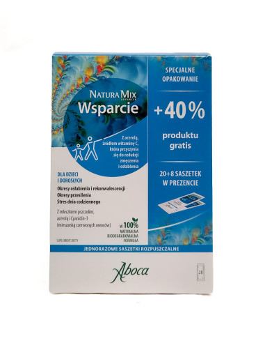 NaturaMix Wsparcie - 20+8 saszetek - Aboca