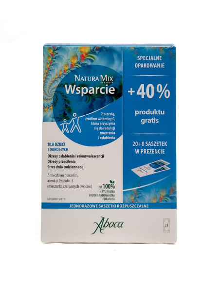 NaturaMix Wsparcie - 20+8 saszetek - Aboca